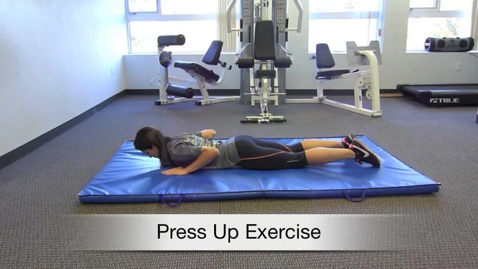 Press Up Exercise