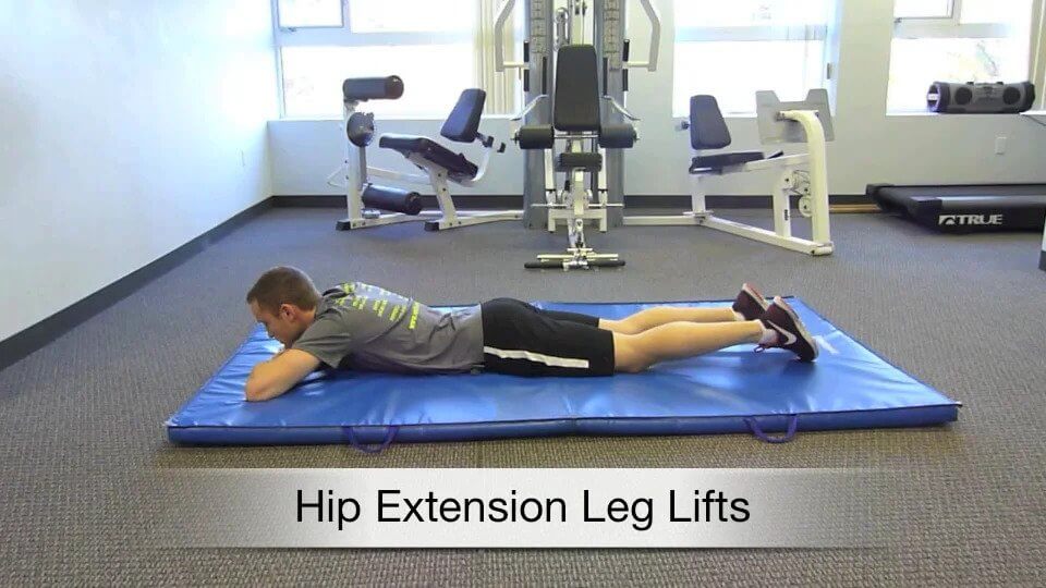 Hip Extension Leg Raise