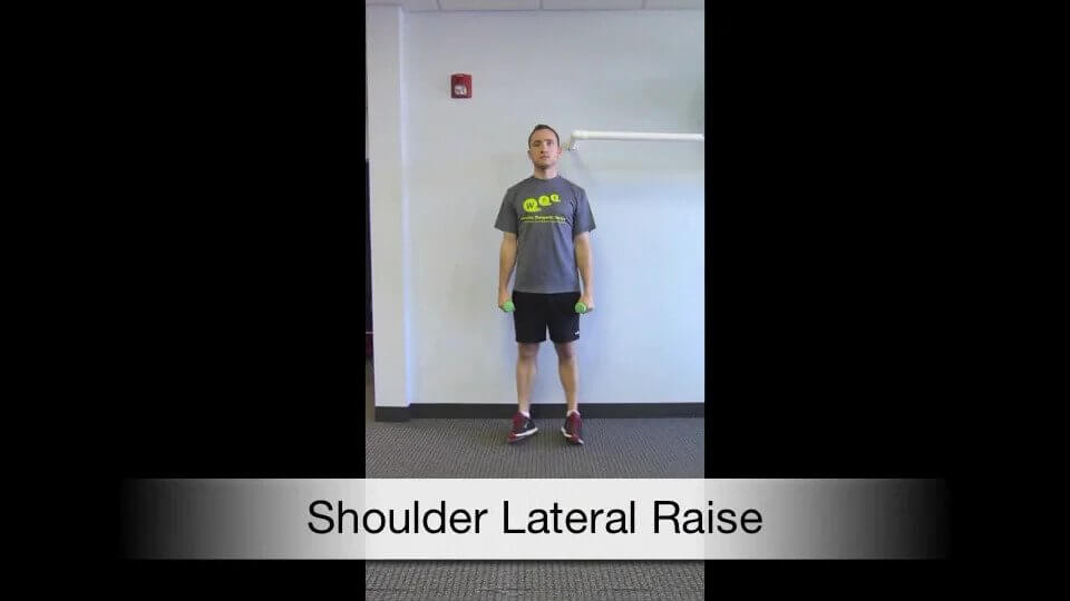 Standing Shoulder Lateral Raises