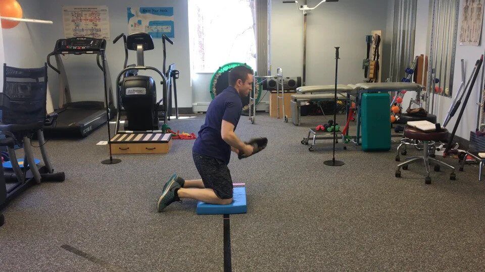 Full Throw from Knees