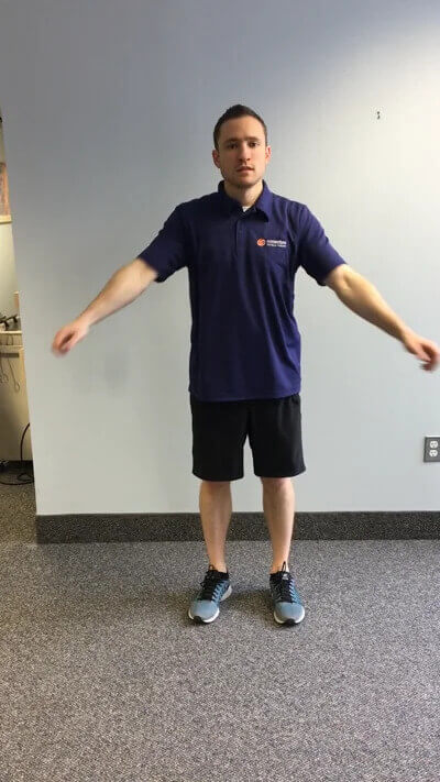 Arm Windmill Across Body